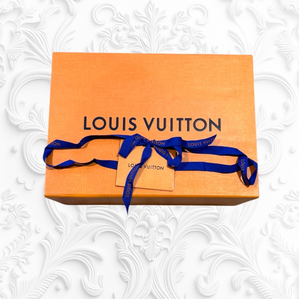 Empty Louis Vuitton Box - Includes LV Ribbon, LV Card